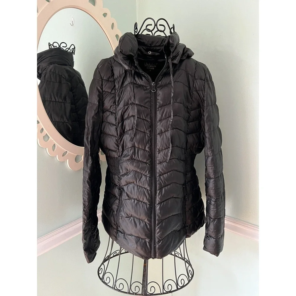 a.n.a Coat Small‎ A New Approach Packable Premium Down Women's Coat Black